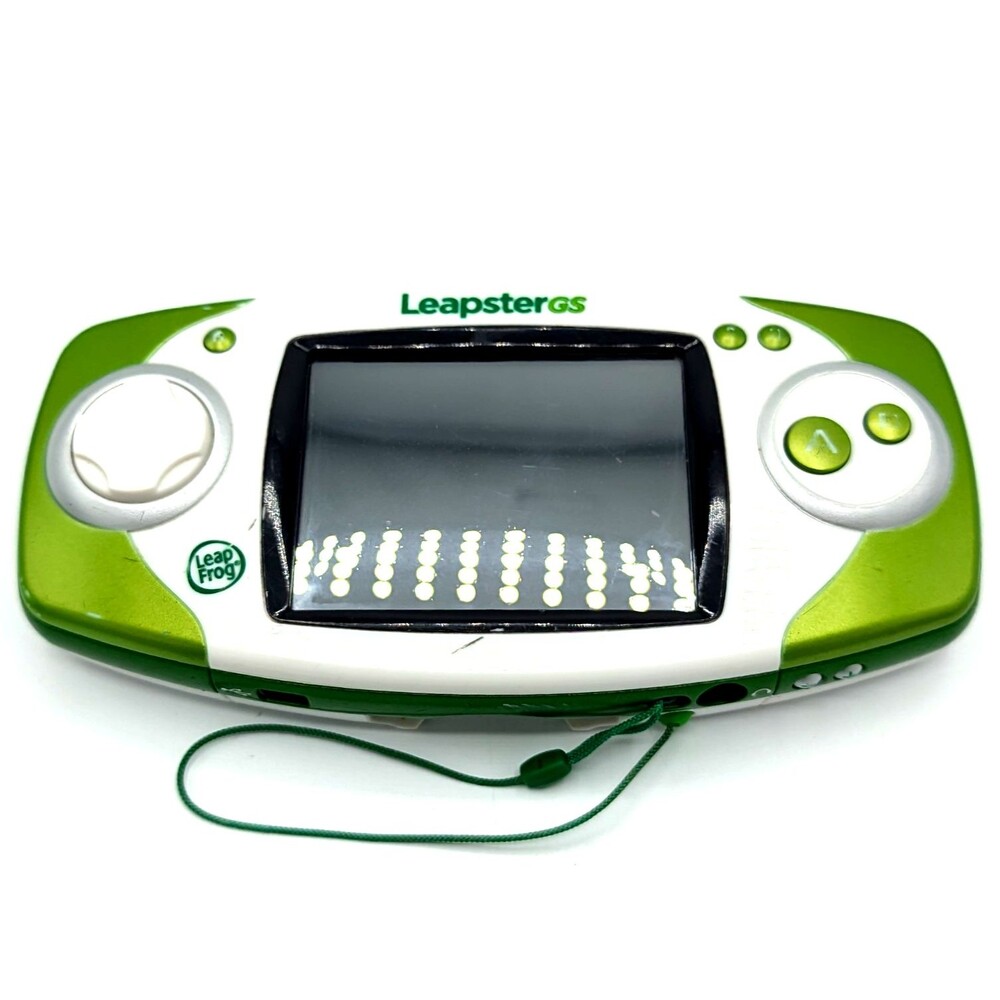 LeapFrog LeapsterGS Explorer Learning Game System Only - Green - Tested